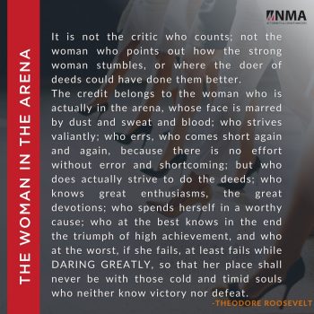 Happy National Women’s Day to all the women in the arena! NMA supports and stands with you today and always!