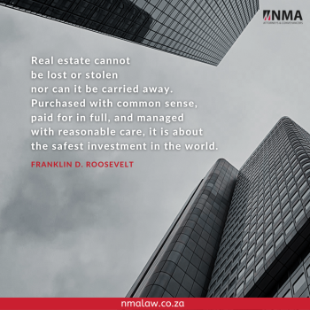 Property is one of the safest investments you can make in life. This October let NMA help you facilitate this investment. Contact us today on Tel: +27 (0)31 303 2476  #Property #Investment #NMA